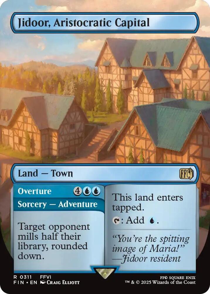 Jidoor, Aristocratic Capital // Overture - Foil - Borderless Jidoor, Aristocratic Capital // Overture - Foil - Borderless